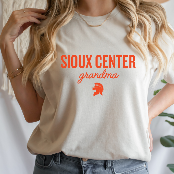Sioux Center Grandma Heather Dust Tee