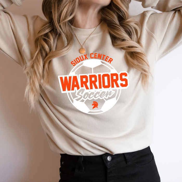 SIOUX CENTER SOCCER DUST SWEATSHIRT - BELLA + CANVAS