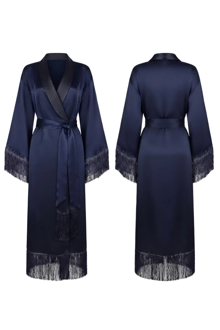 Sirius Satin double faced Kimono Robe