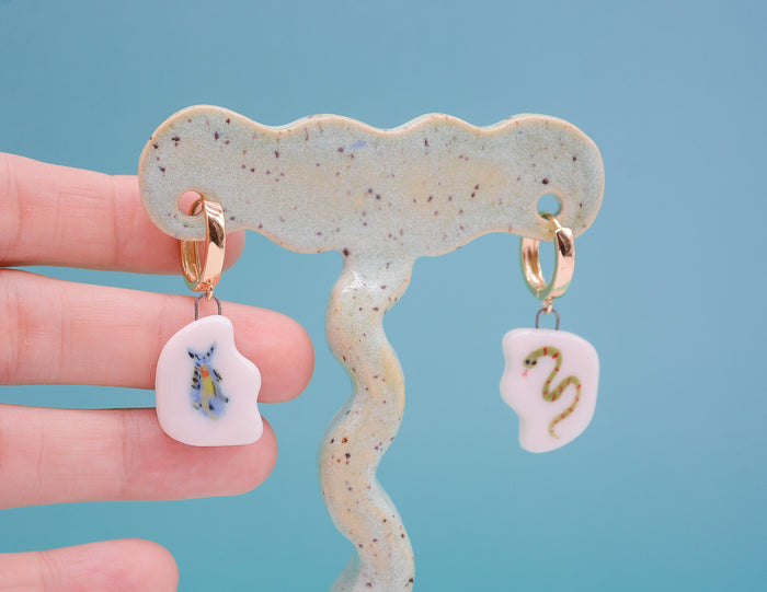 Snakes and Fish Earrings