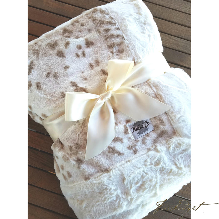 SNOW LEOPARD COUTURE THROW-Fussbudget.com