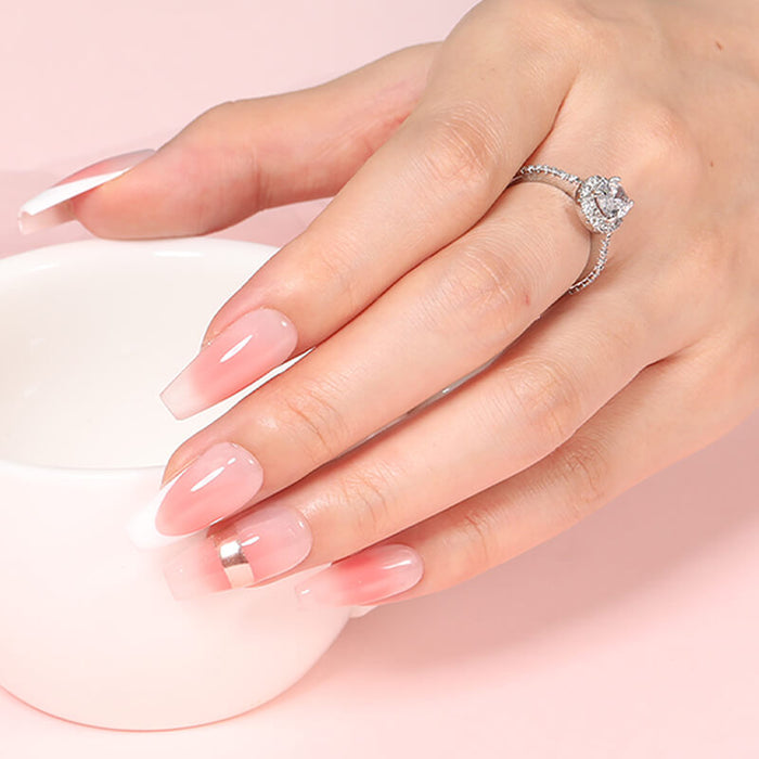 Snowy Blush - 2 Colors Gel Nail Polish Duo 15ml Gel Polish Set MODELONES #