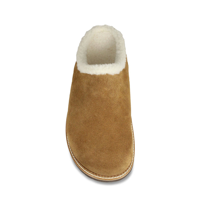 Snug: Tan Suede & Wool Shoes Sole Bliss