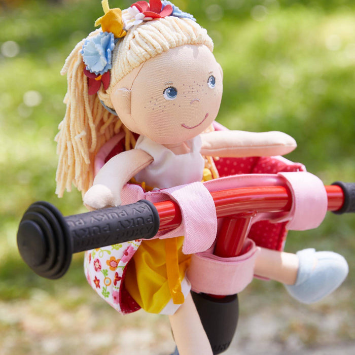 Soft Doll's Bike Seat Flower Meadow - Babies in Bloom