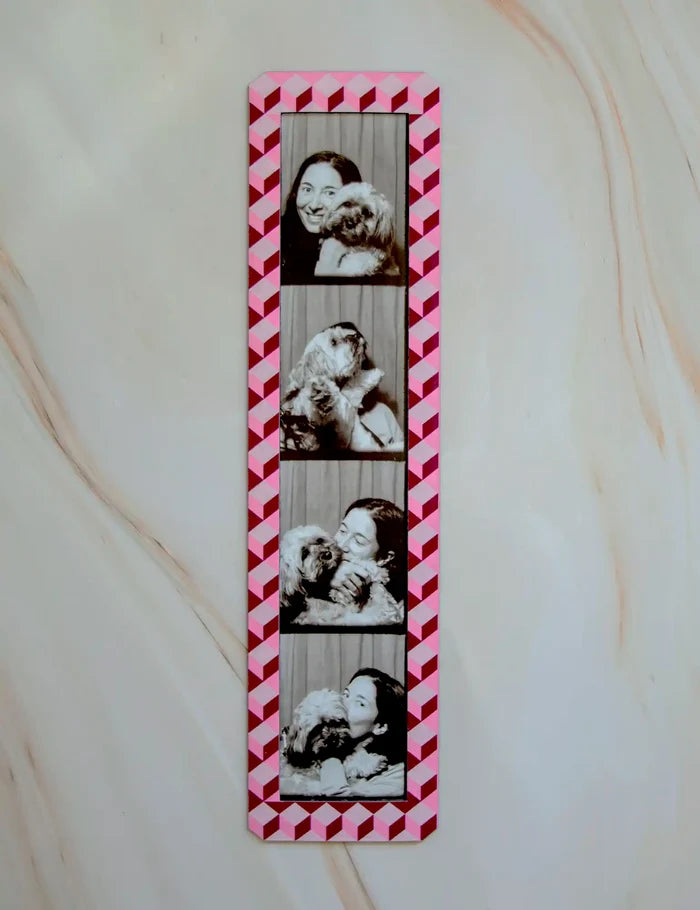 Sorbet arlequin 5cm x 20cm Magnetic vintage photobooth frame