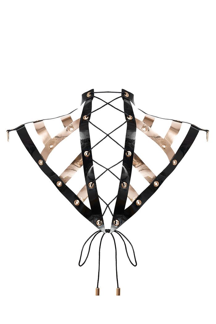 Spade Black/Gold Collar by Secret Room