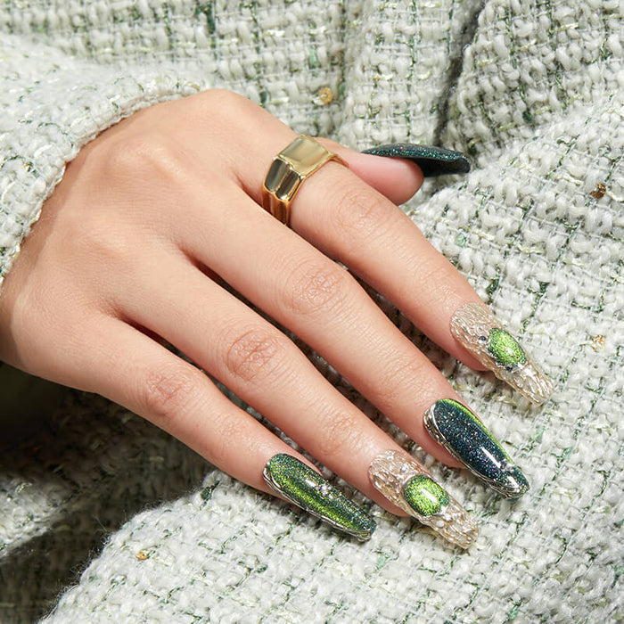 Sparkling Meadow - Modelones Gel Nail Polish Cat Eye Gel 15ml Inspire Gel MODELONES #sparkling-meadow