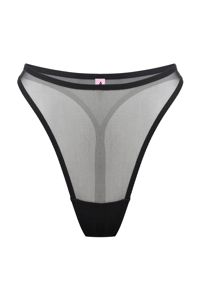 Spica Black thongs