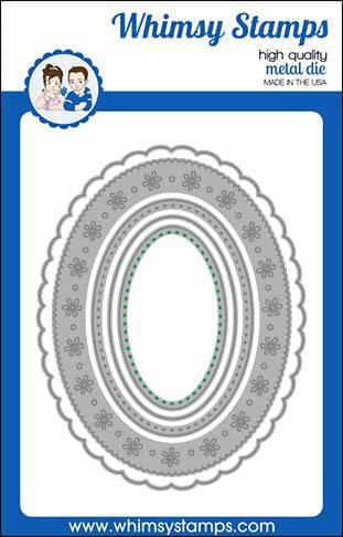 Spring Ovals Die Set - Whimsy Stamps