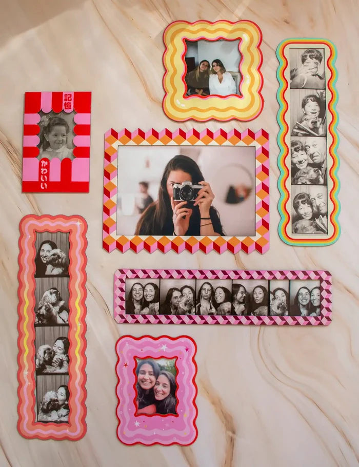 Spritz arlequin 10cm x 15cm Magnetic photo frame