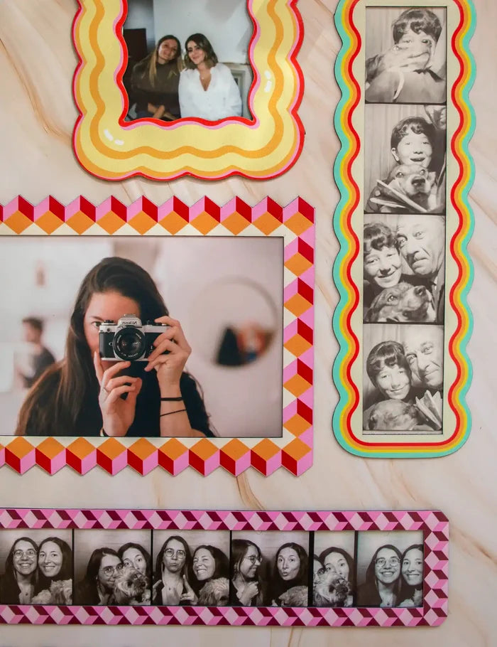 Spritz arlequin 10cm x 15cm Magnetic photo frame