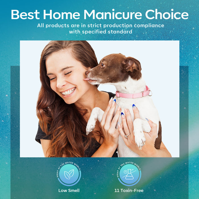 Stardust Symphony - 7Pcs 4 Colors Cat-eye Gel Nail Polish Kit (Limited Edition) Gel Polish Kit MODELONES #