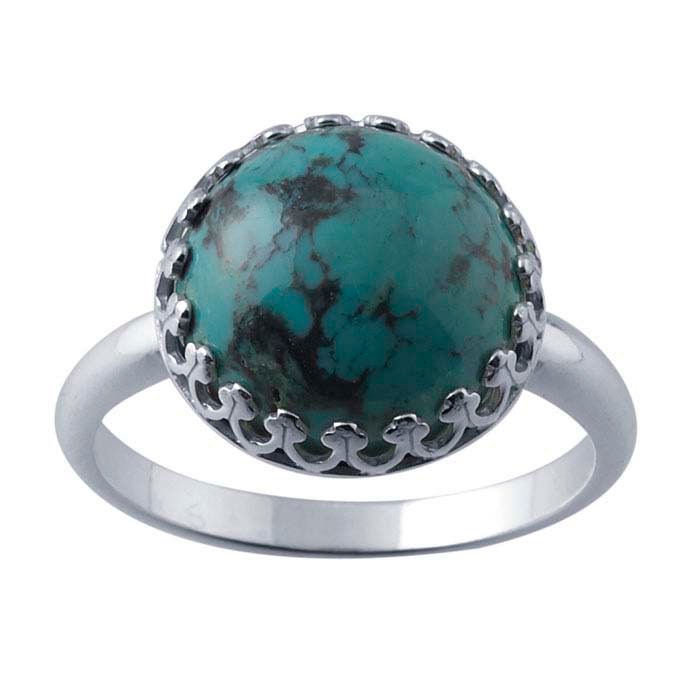 Sterling Silver Gallery Wire 10mm, 12mm, or 14mm Round Cabochon Ring Mounting, blank Cab (Cabochon) setting Size 6 to 9