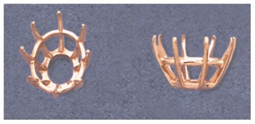 Sterling Silver or 14kt Gold Deep Cut 10x8-20x15 Oval Head, Ring, Earring or Pendant, DYI Jewelry, Custom Made 144-158