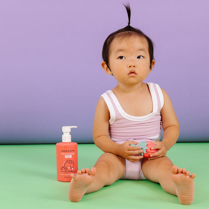 Strawberry Bubble Bath, Body Wash & Shampoo - Babies in Bloom