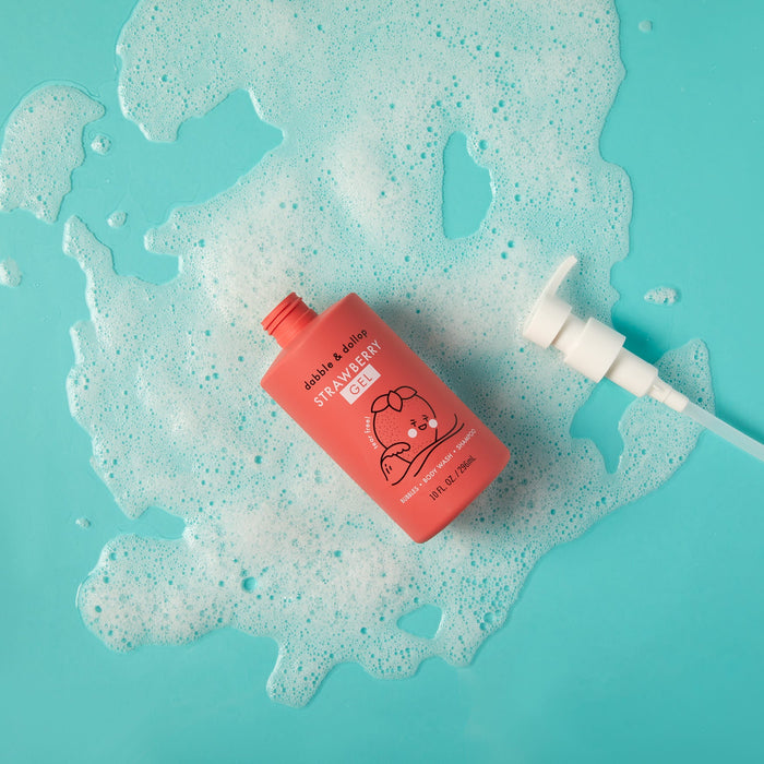 Strawberry Bubble Bath, Body Wash & Shampoo - Babies in Bloom