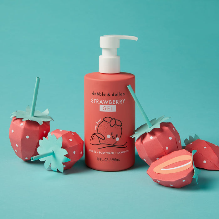 Strawberry Bubble Bath, Body Wash & Shampoo - Babies in Bloom