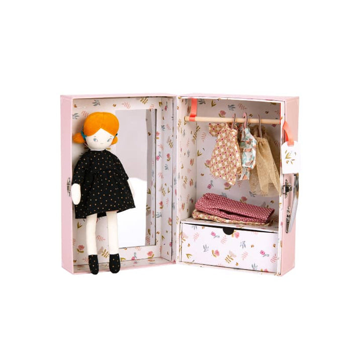 Suitcase - Blanche’s Wardrobe - Doll - Moulin Roty - Babies in Bloom