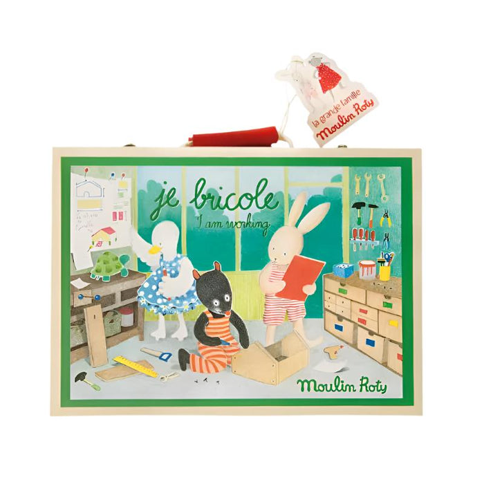 Suitcase - Handyman Tool Set - The Big Family - Moulin Roty - Babies in Bloom