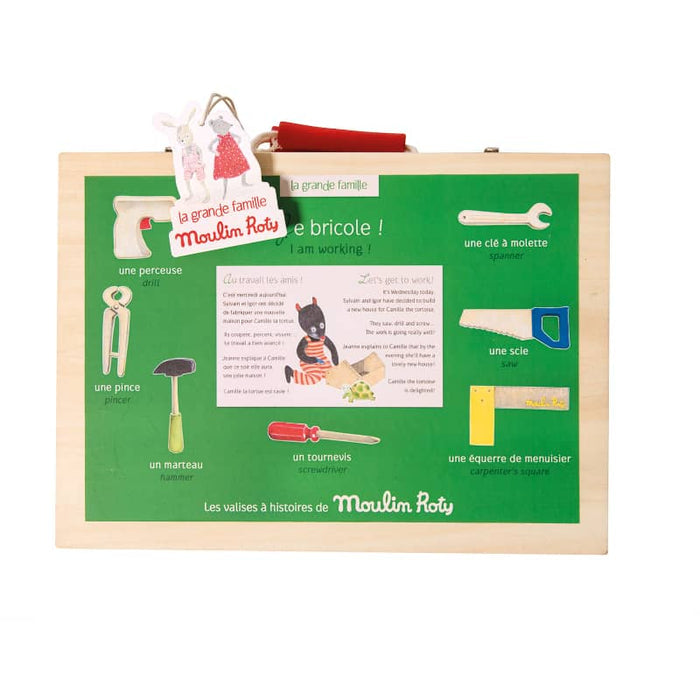Suitcase - Handyman Tool Set - The Big Family - Moulin Roty - Babies in Bloom