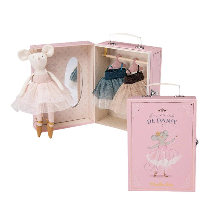 Suitcase - Tutus - The Little School Of Dance - Doll - Moulin Roty - Babies in Bloom