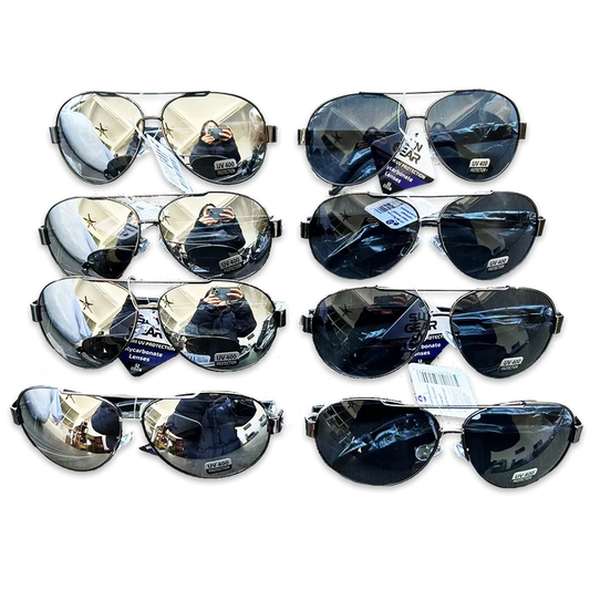 Sunglasses Sungear Assortment - 8 Pieces Per Pack 50254 SUN GEAR