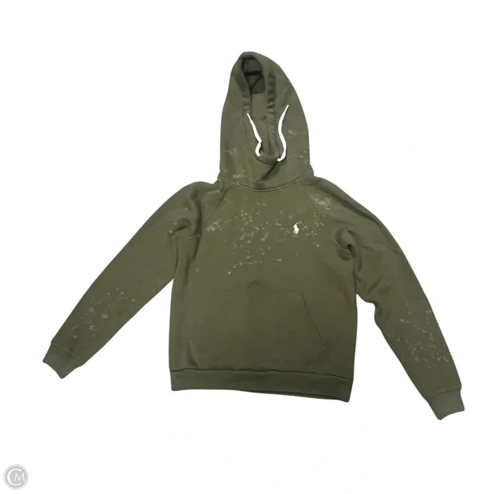 Sweatshirt Hoodie By Polo Ralph Lauren In Green, Size: S