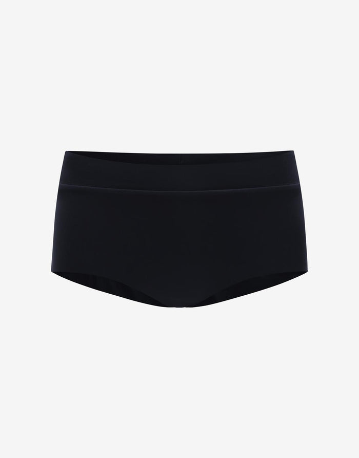 High Waist Bikini Bottom - Black - 74% Nylon/26% Lycra, UPF 50+ - ThirdLove