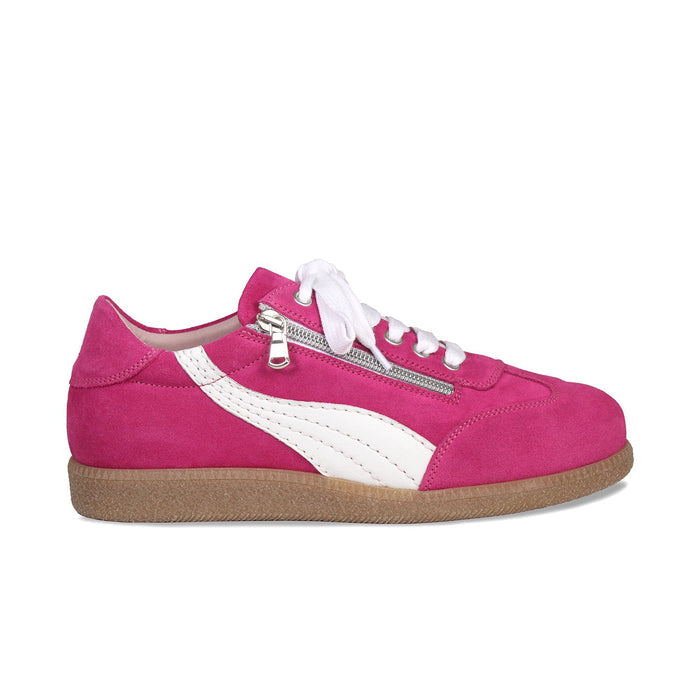Swirl: Fuchsia Suede Shoes Sole Bliss