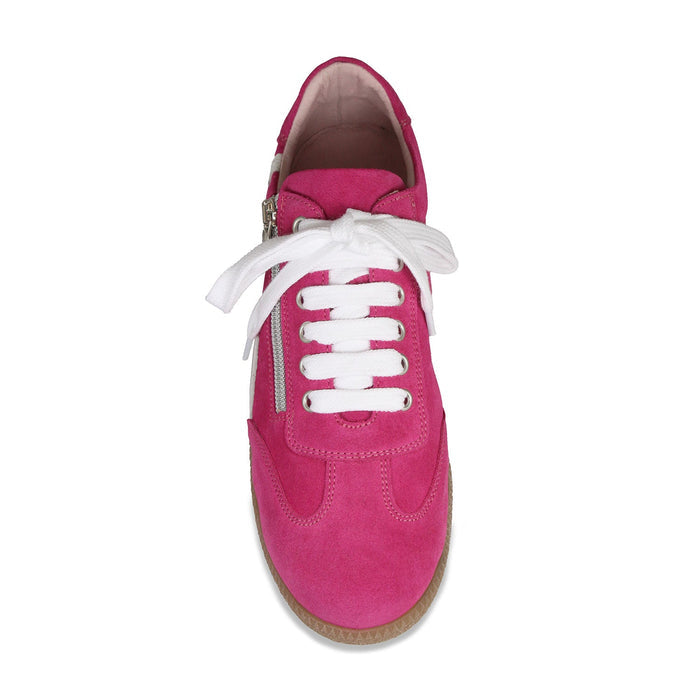 Swirl: Fuchsia Suede Shoes Sole Bliss