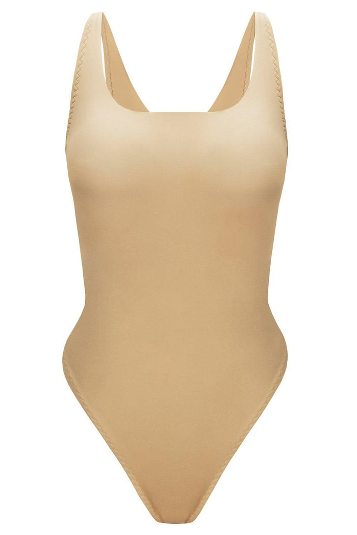 Symmetria Light Beige swimsuit - yesUndress