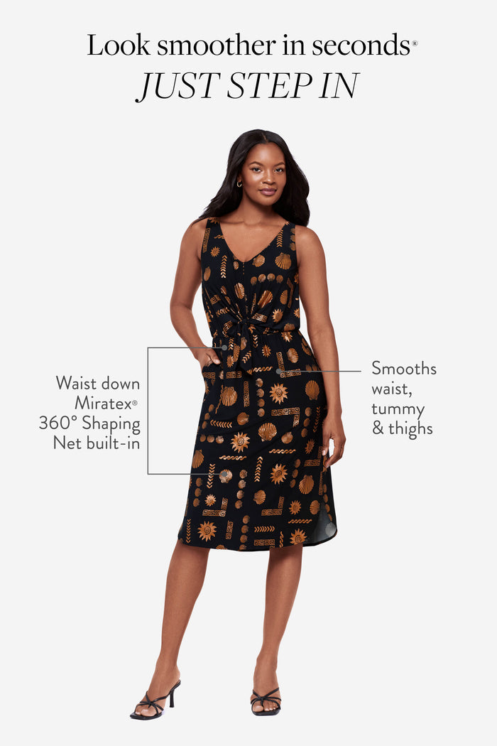 Tali Shaping Dress in Clamdigger