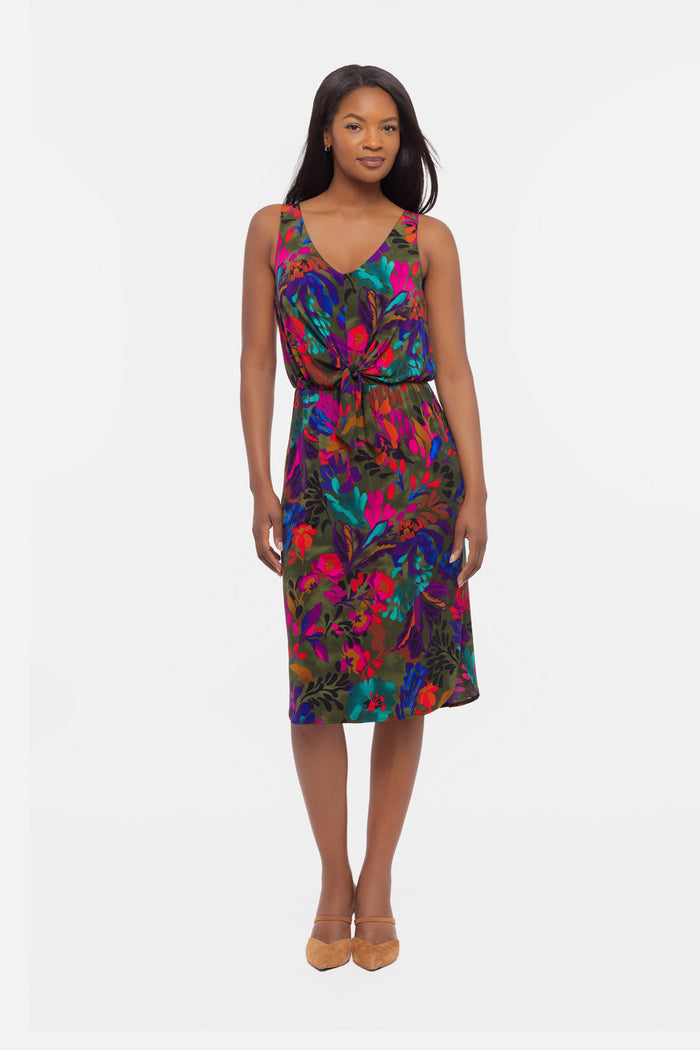 Tali shaping dress in Samba Selva