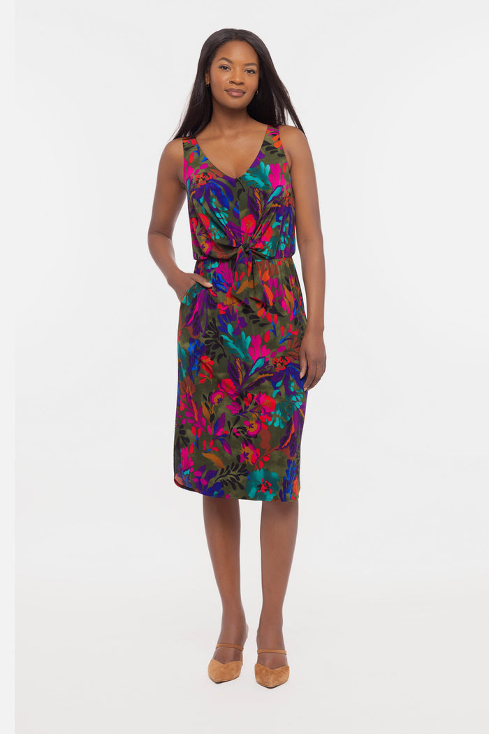 Tali shaping dress in Samba Selva
