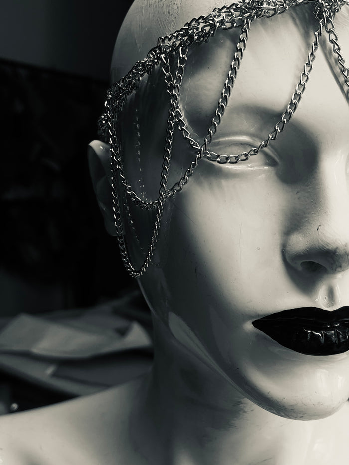 Tarah gold chain headpiece