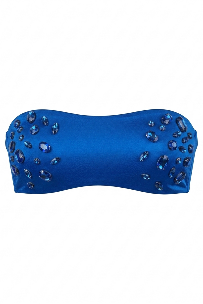 Tarah Star Saphire bikini bandeau