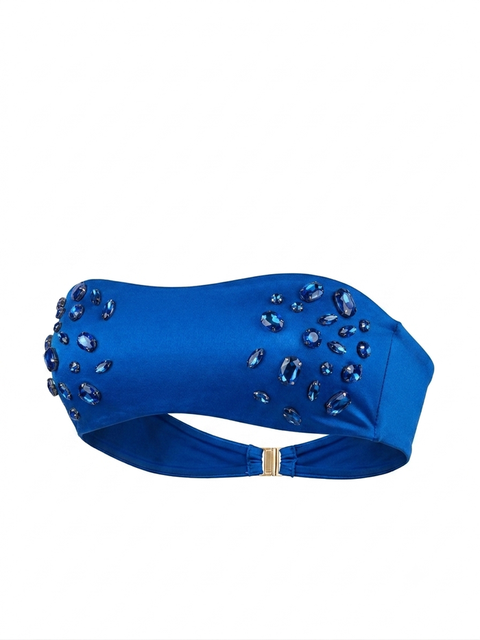 Tarah Star Saphire bikini bandeau