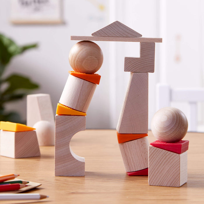 Teetering Towers Wooden Blocks - Babies in Bloom