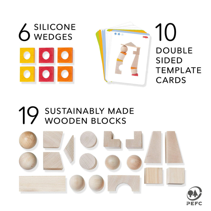 Teetering Towers Wooden Blocks - Babies in Bloom