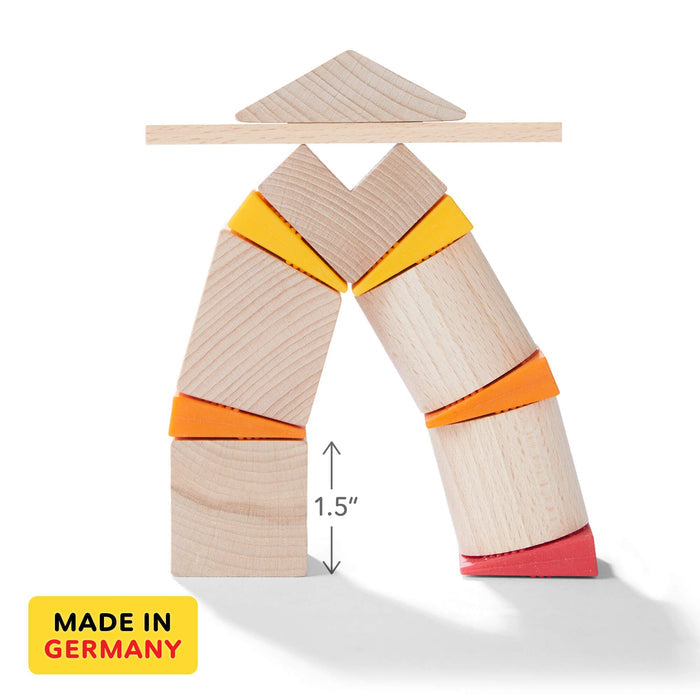 Teetering Towers Wooden Blocks - Babies in Bloom