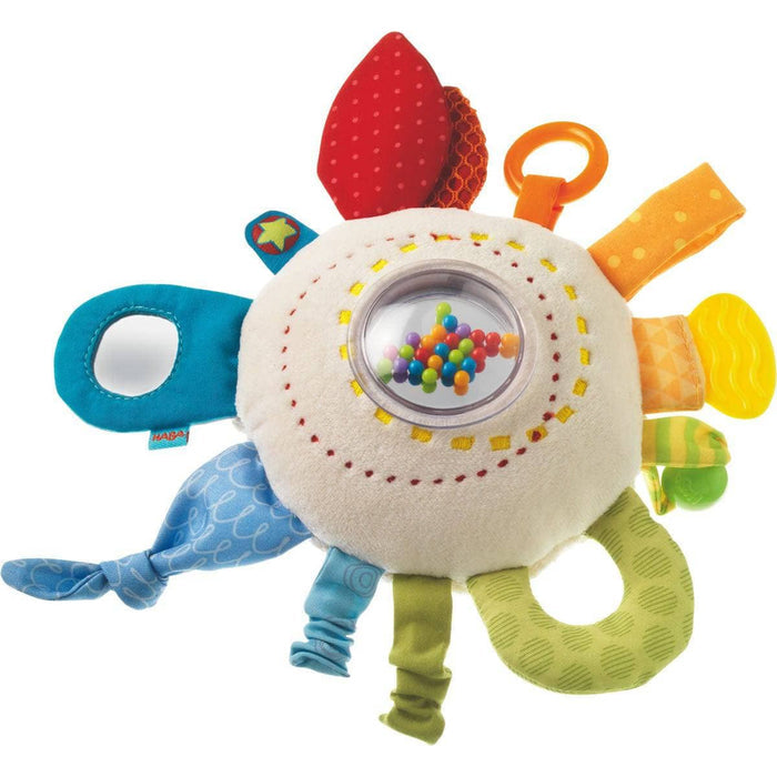 Teether Cuddly Rainbow Round Activity Toy - Babies in Bloom