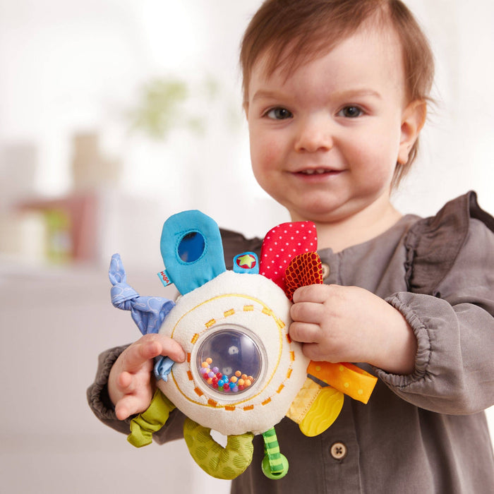 Teether Cuddly Rainbow Round Activity Toy - Babies in Bloom