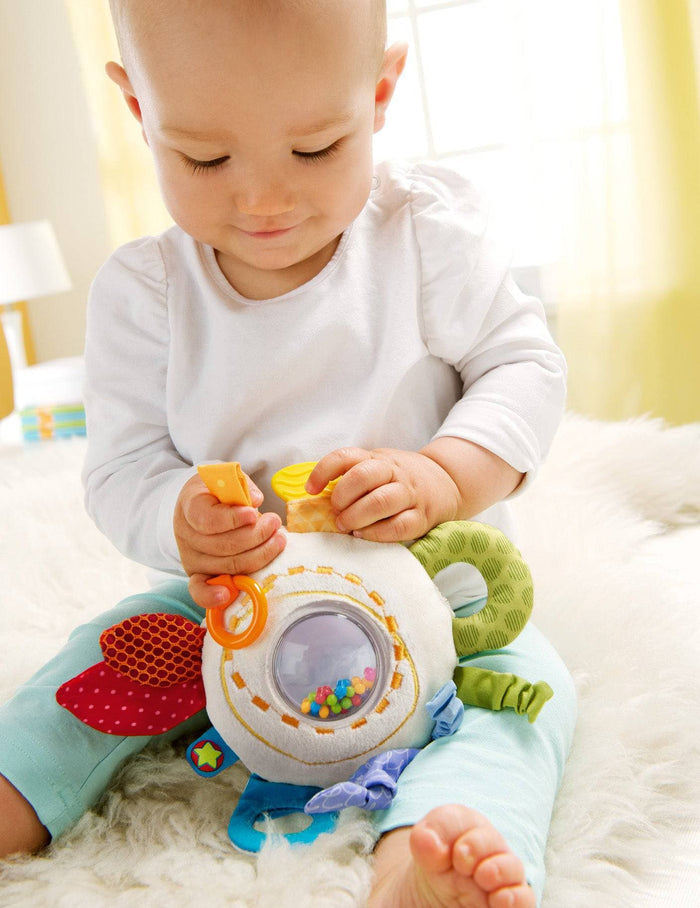 Teether Cuddly Rainbow Round Activity Toy - Babies in Bloom