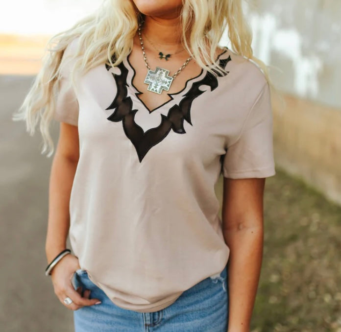 Texas Try Tee IVORY/Sand