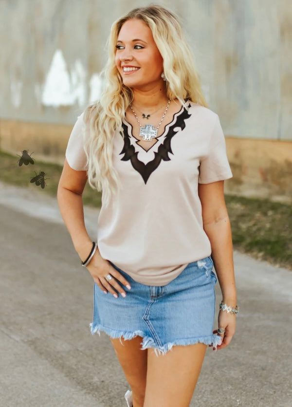 Texas Try Tee IVORY/Sand
