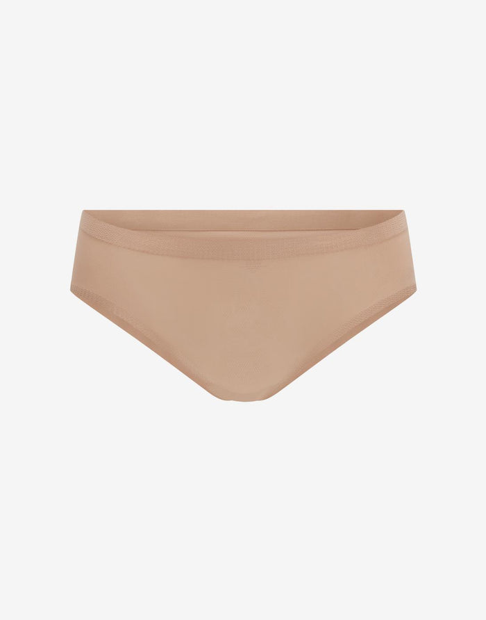 Thermoregulating TempSync™ Hipster - Taupe - 83% 37.5® nylon/12% spandex/5% nylon - ThirdLove