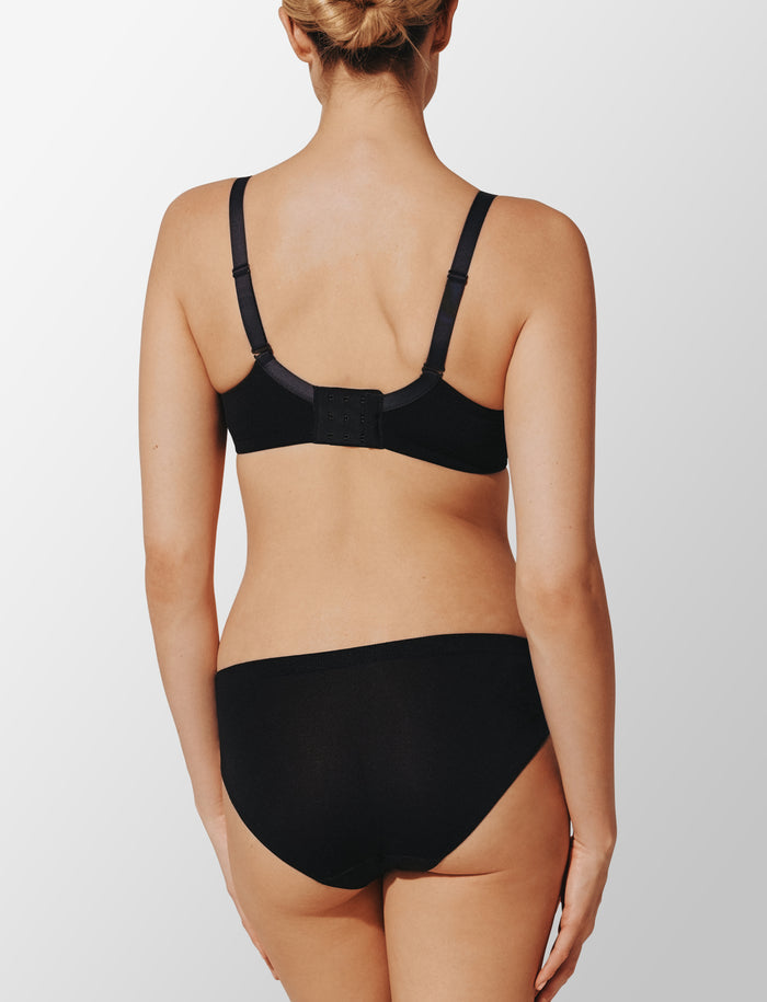 Thermoregulating TempSync™ T-Shirt Bra, Black - Thirdlove - 37.5® Nylon/Nylon/Spandex,modelMMM