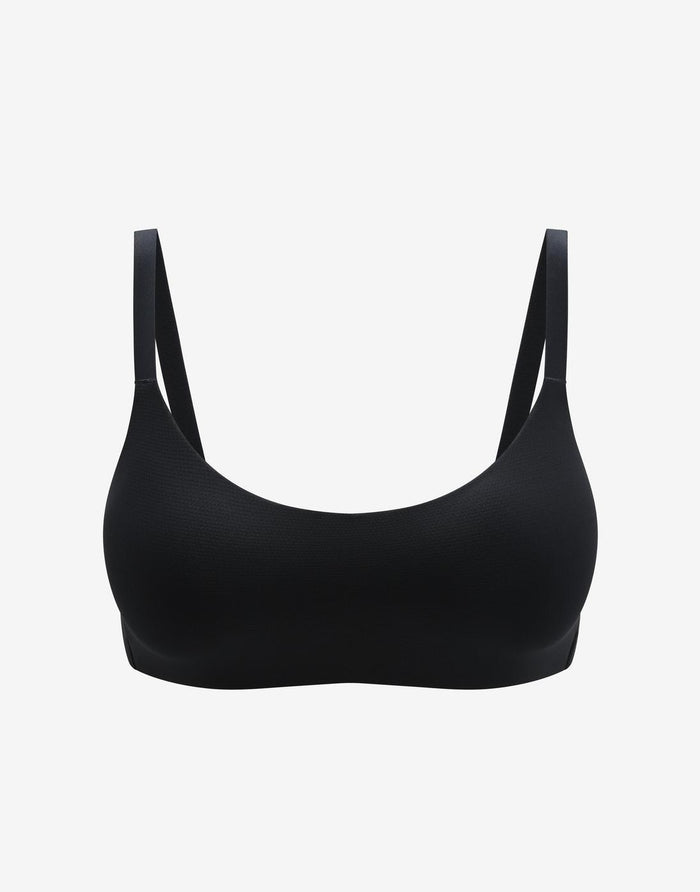 Thermoregulating TempSync™ Wireless Bra, Black - Thirdlove - 83% 37.5® nylon/12% spandex/5% nylon