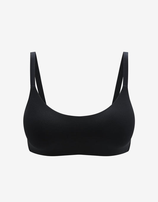 Thermoregulating TempSync™ Wireless Bra, Black - Thirdlove - 83% 37.5® nylon/12% spandex/5% nylon