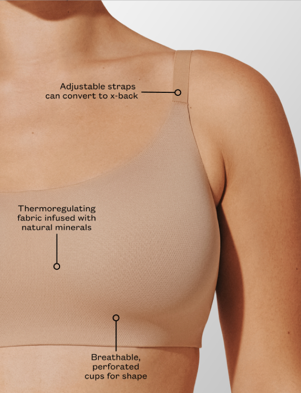 Thermoregulating TempSync™ Wireless Scoop Bra